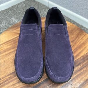 L.L. Bean Men's Deep Purple Suede Loafers